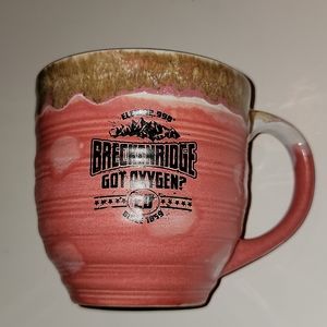 MY CAFÉ CERAMIC BRECKENRIDGE CO GOT OXYGEN  COFFEE MUG